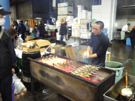 市場開放デー うなぎの蒲焼