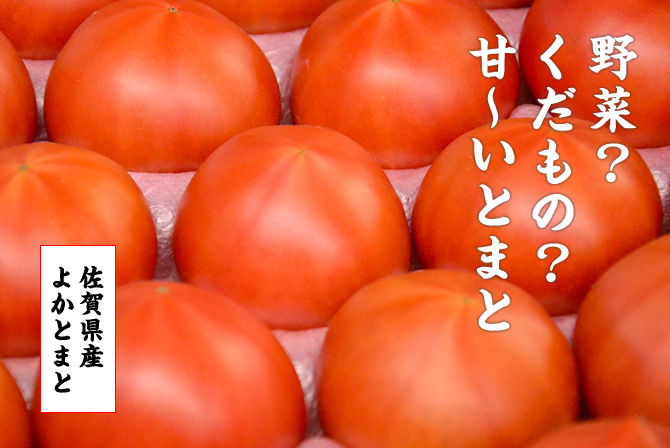 野菜？くだもの？甘?いとまと。よかとまと