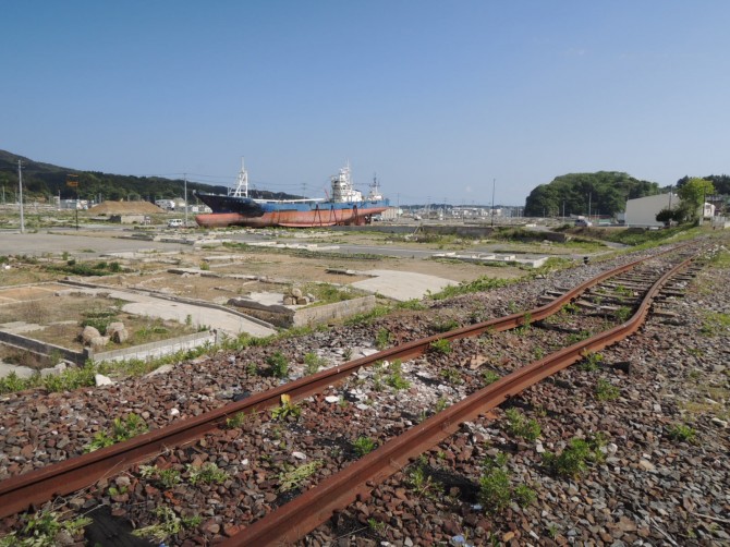 ＪＲ気仙沼線・鹿折唐桑周辺