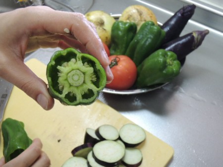 野菜の鮮度は切り口を見ればわかる